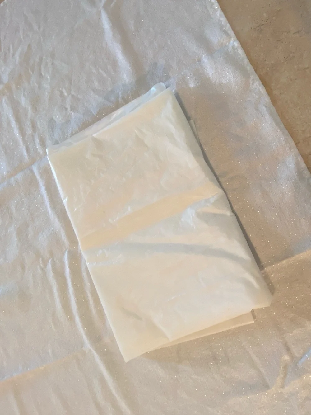 White Square Bedding or Throw